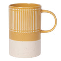 Now Designs Mug - "Etch Ochre" 5"